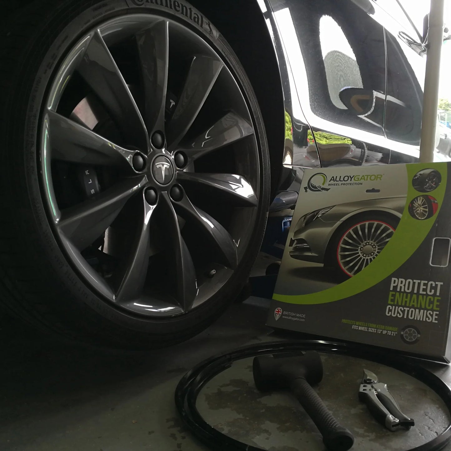 Montage AlloyGator velgrandbescherming