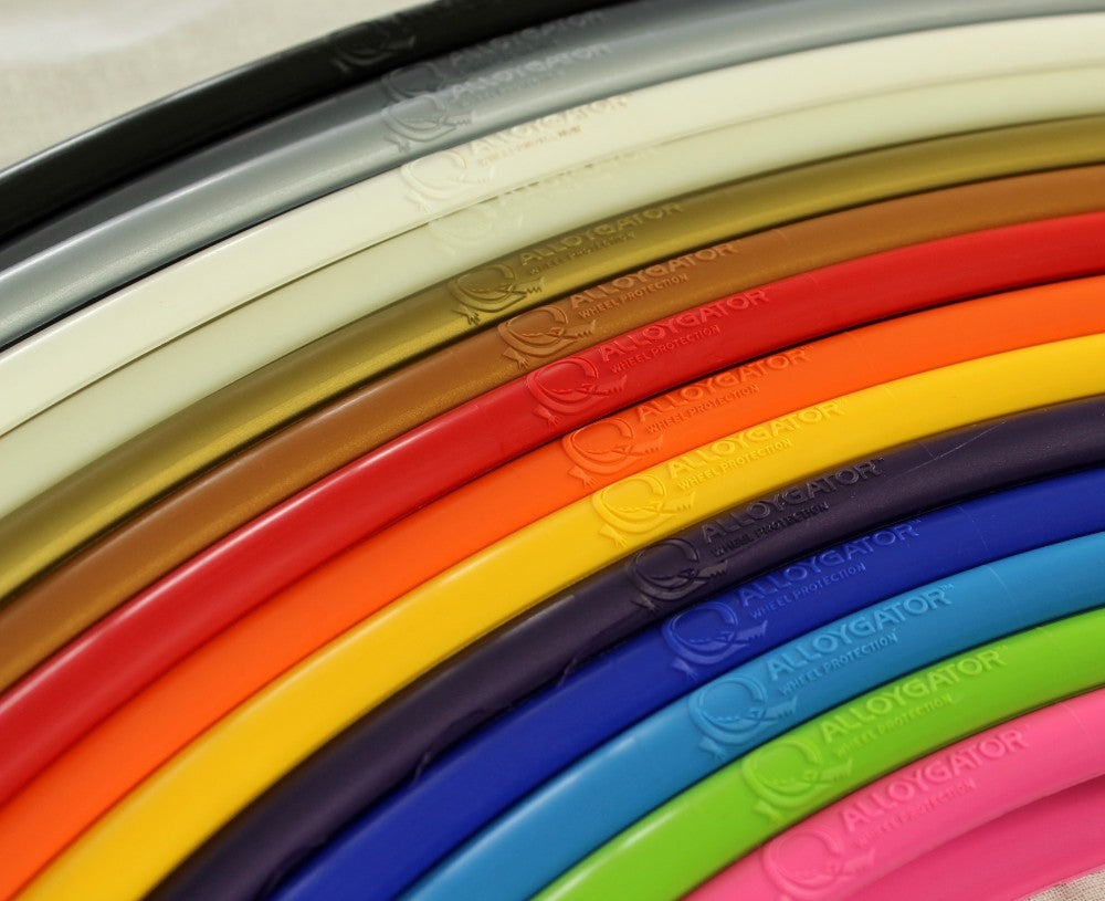 15 kleuren alloygator velgrandbescherming, velgbeschermers