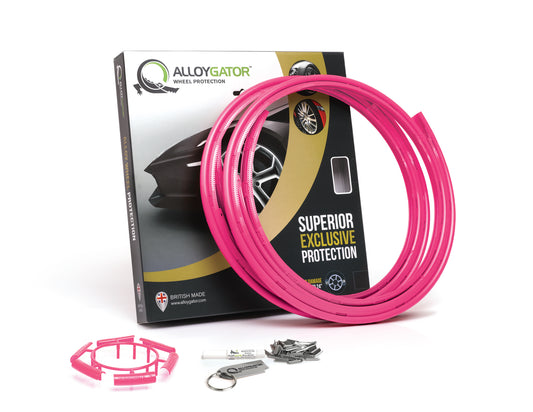 AlloyGator roze velgrandbescherming - set van 4 - velgbeschermer